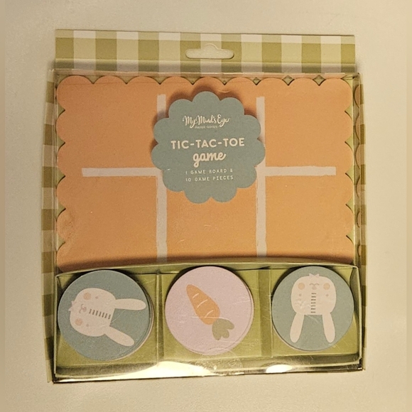 Bunnies and carrots Tic -Tac -Toe game - Picture 1 of 5